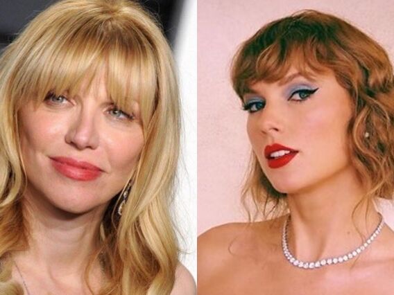 Courtney Love e Taylor Swift - Foto: Reprodução / Twitter | X / Instagram @taylorswift