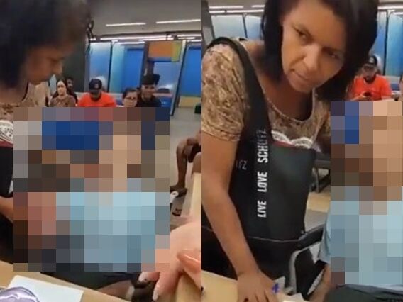 Mulher leva homem morto ao banco para fazer empréstimo - Foto: Reprodução / Twitter