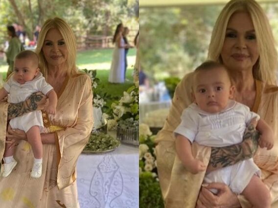 Monique Evans e seus netos - Foto: Reprodução / Instagram @moniquevansreal
