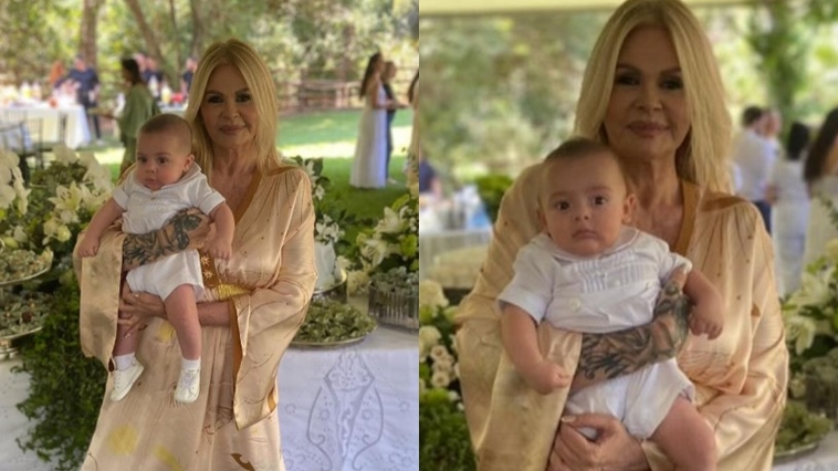 Monique Evans e seus netos - Foto: Reprodução / Instagram @moniquevansreal
