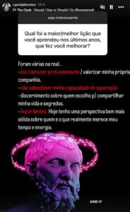 Foto: Reprodução / Instagram @camilaferreira