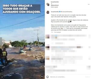Foto: Reprodução / Instagram @lucaschumbo