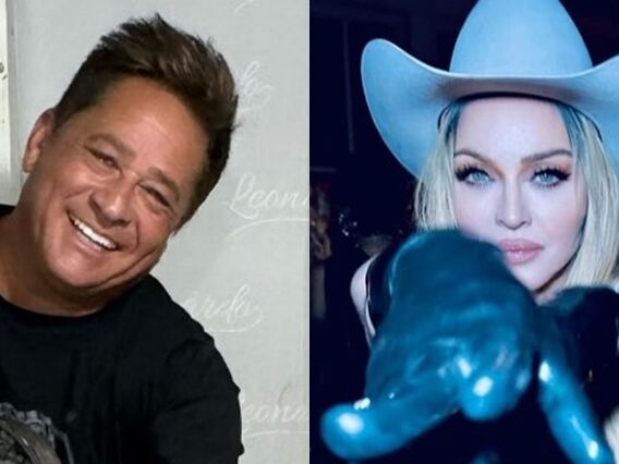 Leonardo e Madonna - Foto: Reprodução / Instagram @leonardo @madonna