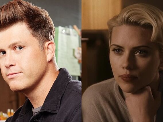 Colin Jost e Scarlett Johansson - Foto: Reprodução / Instagram @colinjost / IMDb