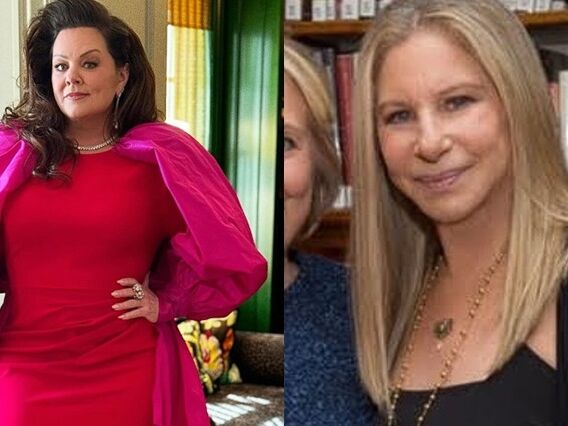 Melissa McCarthy e Barbra Streisand - Foto: Reprodução / Instagram @melissamccarthy @barbrastreisand
