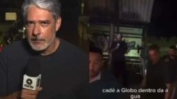 Morador do RS critica William Bonner durante cobertura da tragédia no estado