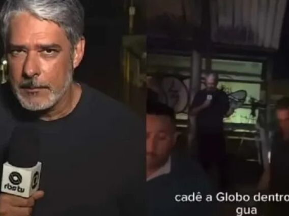 Morador do RS critica William Bonner durante cobertura da tragédia no estado