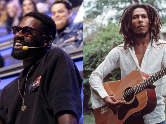 Binho Ribeiro e Bob Marley - Foto: Instagram