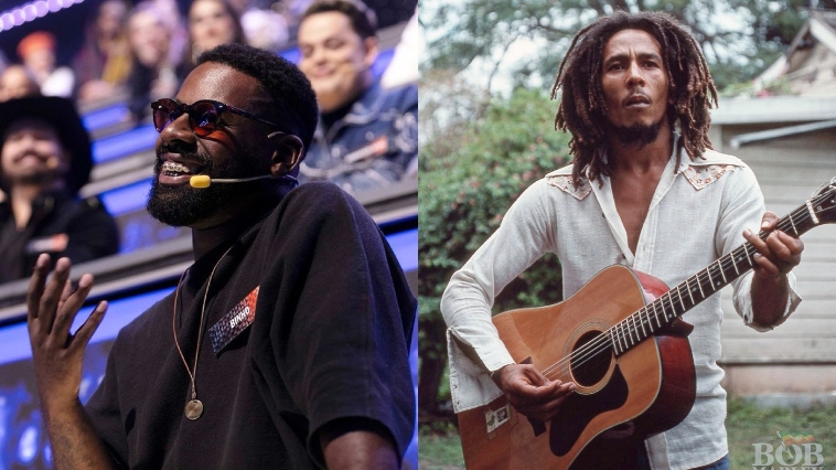 Binho Ribeiro e Bob Marley - Foto: Instagram