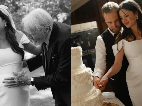 Clint Eastwood no casamento da filha - Foto: Instagram