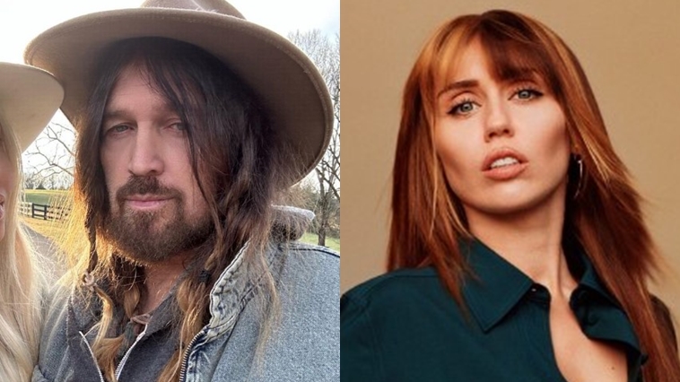 Billy Ray Cyrus e Miley Cyrus - Foto: Reprodução / Instagram @billyraycyrus @mileycyrus