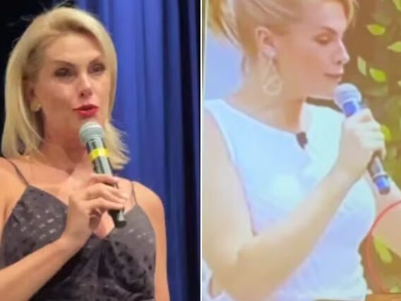 Ana Hickmann chora em evento ao falar de agressões - Foto: Instagram