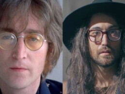John Lennon e seu filho, Sean Lennon - Foto: YouTube