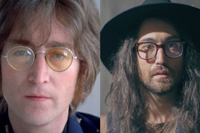 John Lennon e seu filho, Sean Lennon - Foto: YouTube