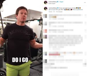 Foto: Reprodução / Instagram @markwahlberg