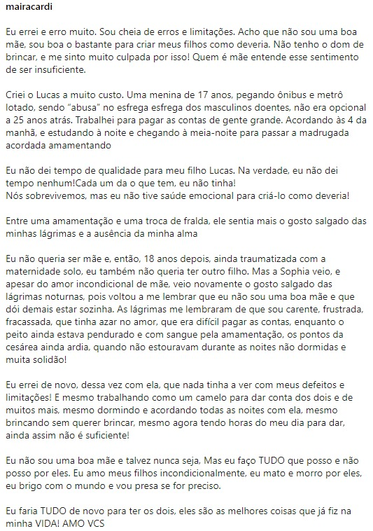 Maíra Cardi - Foto: Reprodução / Instagram @mairacardi