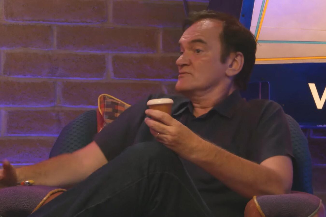 Quentin Tarantino em entrevista a podcast - Foto: YouTube