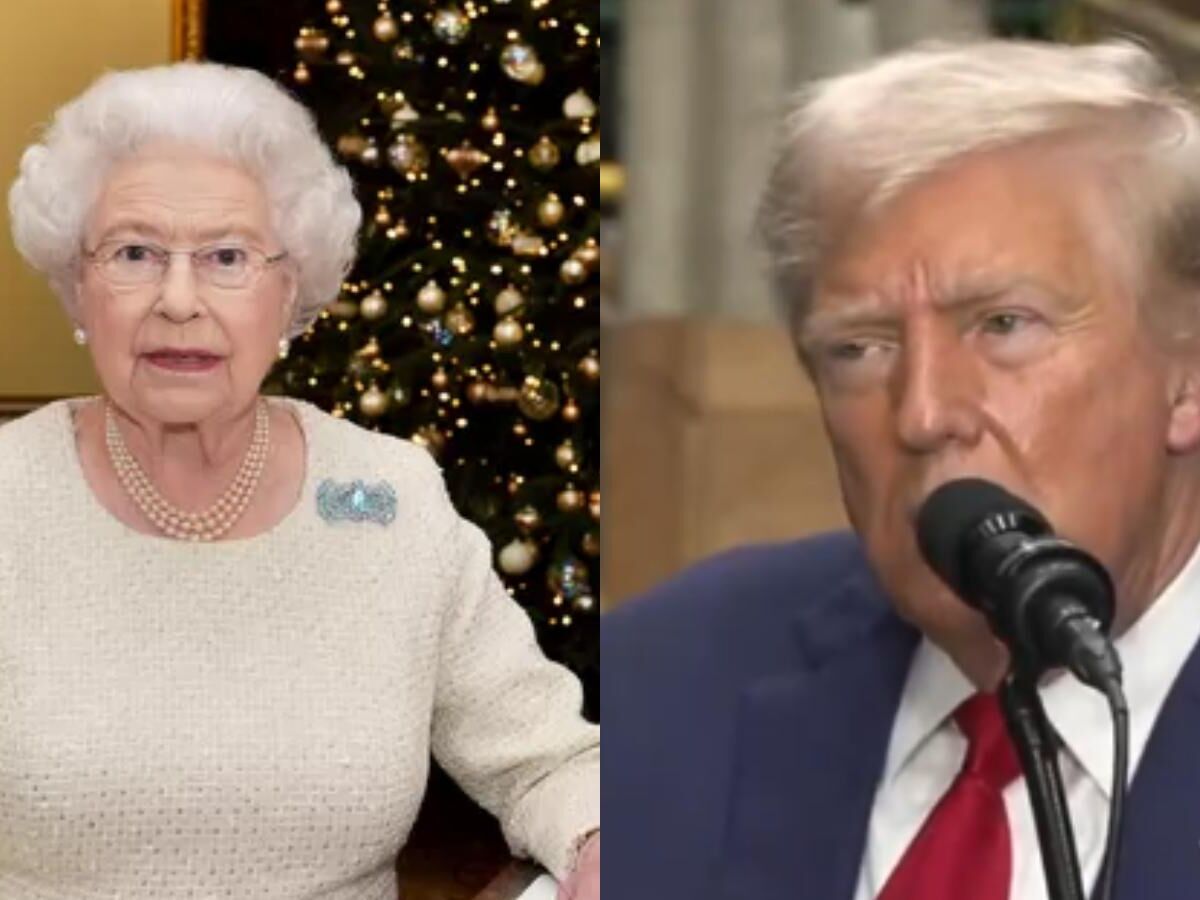 Rainha Elizabeth II e Donald Trump - Foto: Instagram @theroyalfamily / Fox News