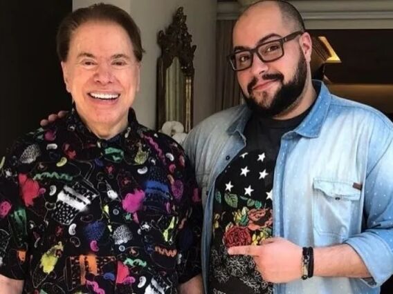 Silvio Santos e o neto, Tiago Abravanel - Foto: Instagram @tiagoabravanel