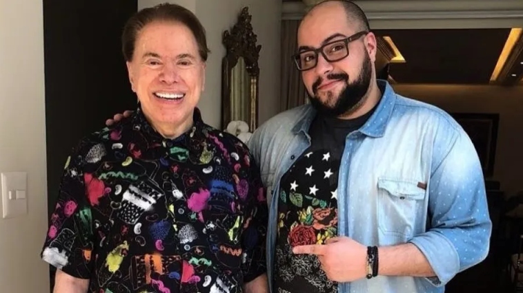 Silvio Santos e o neto, Tiago Abravanel - Foto: Instagram @tiagoabravanel