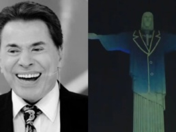 Cristo Redentor é iluminado em homenagem a Silvio Santos - Foto: Reprodução / SBT