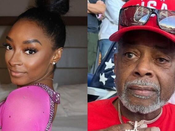Simone Biles e Ronald Biles - Foto: Reprodução / Instagram @simonebiles @adria_biles