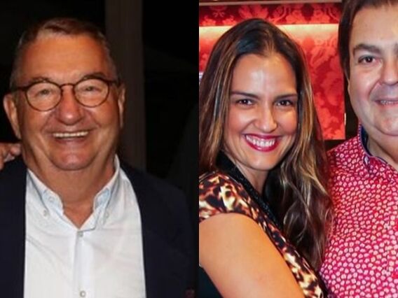 Caçulinha, Luciana Cardoso e Faustão - Foto: Reprodução / Instagram @lucard
