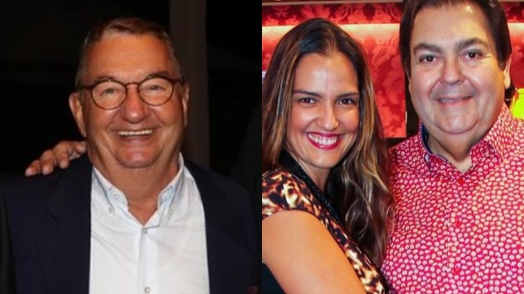 Caçulinha, Luciana Cardoso e Faustão - Foto: Reprodução / Instagram @lucard
