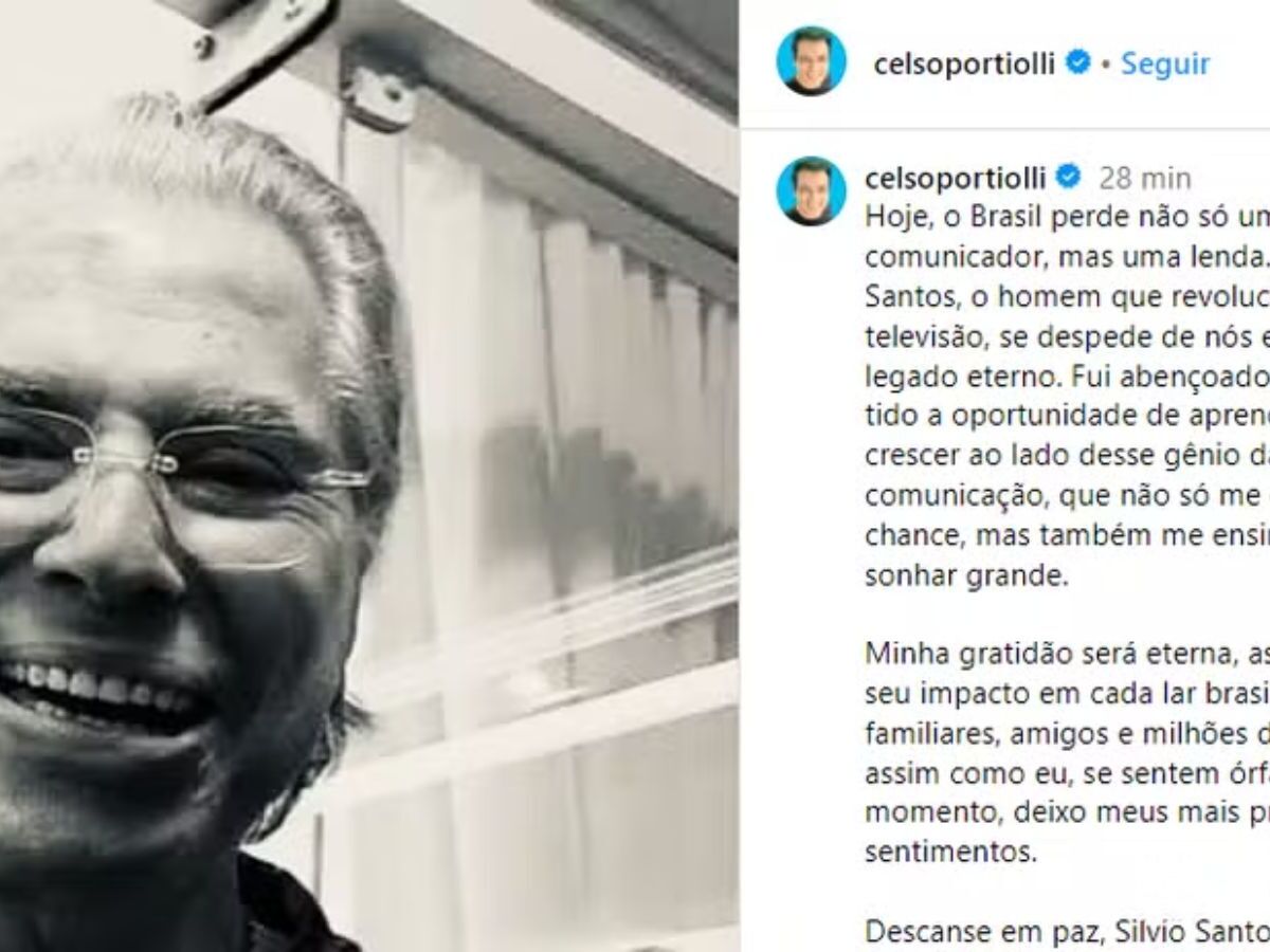 Famosos lamentam morte de Silvio Santos