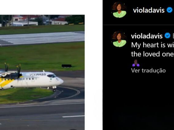 Viola Davis lamenta acidente aéreo em Vinhedo: 'meu coração está com vocês'