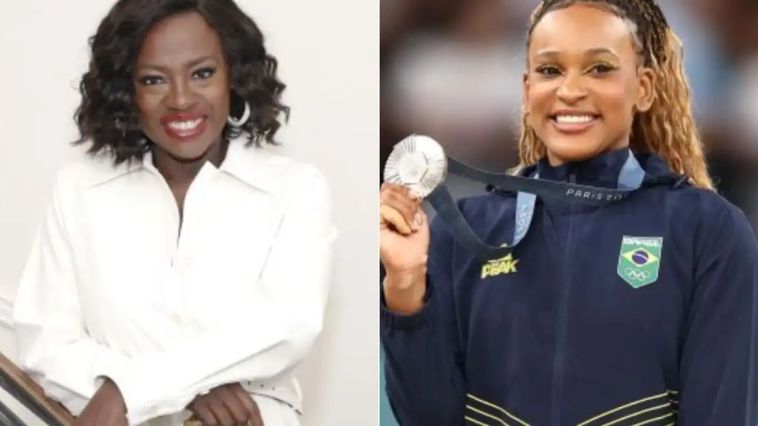 Viola Davis parabeniza Rebeca Andrade após ouro na ginástica: 