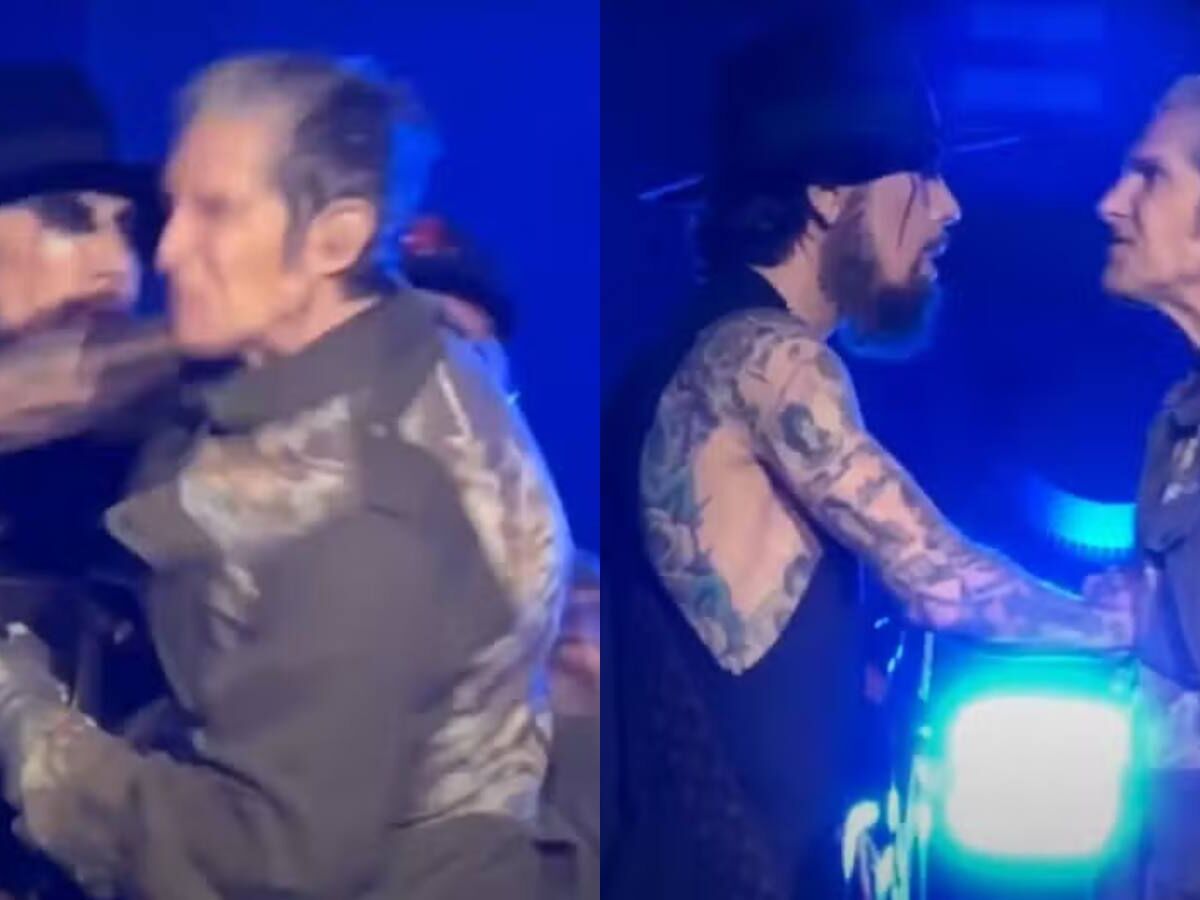 Perry Farrell e Dave Navarro, do Jane's Addiction, brigaram no palco