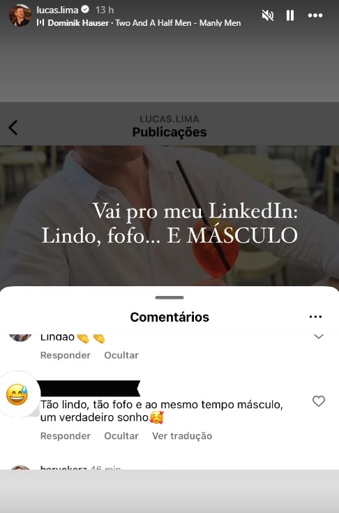 Foto: Reprodução / Instagram @lucas.lima