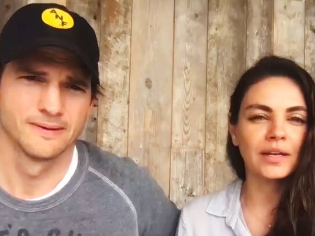 Ashton Kutcher e Mila Kunis - Foto: Reprodução / Instagram @aplusk