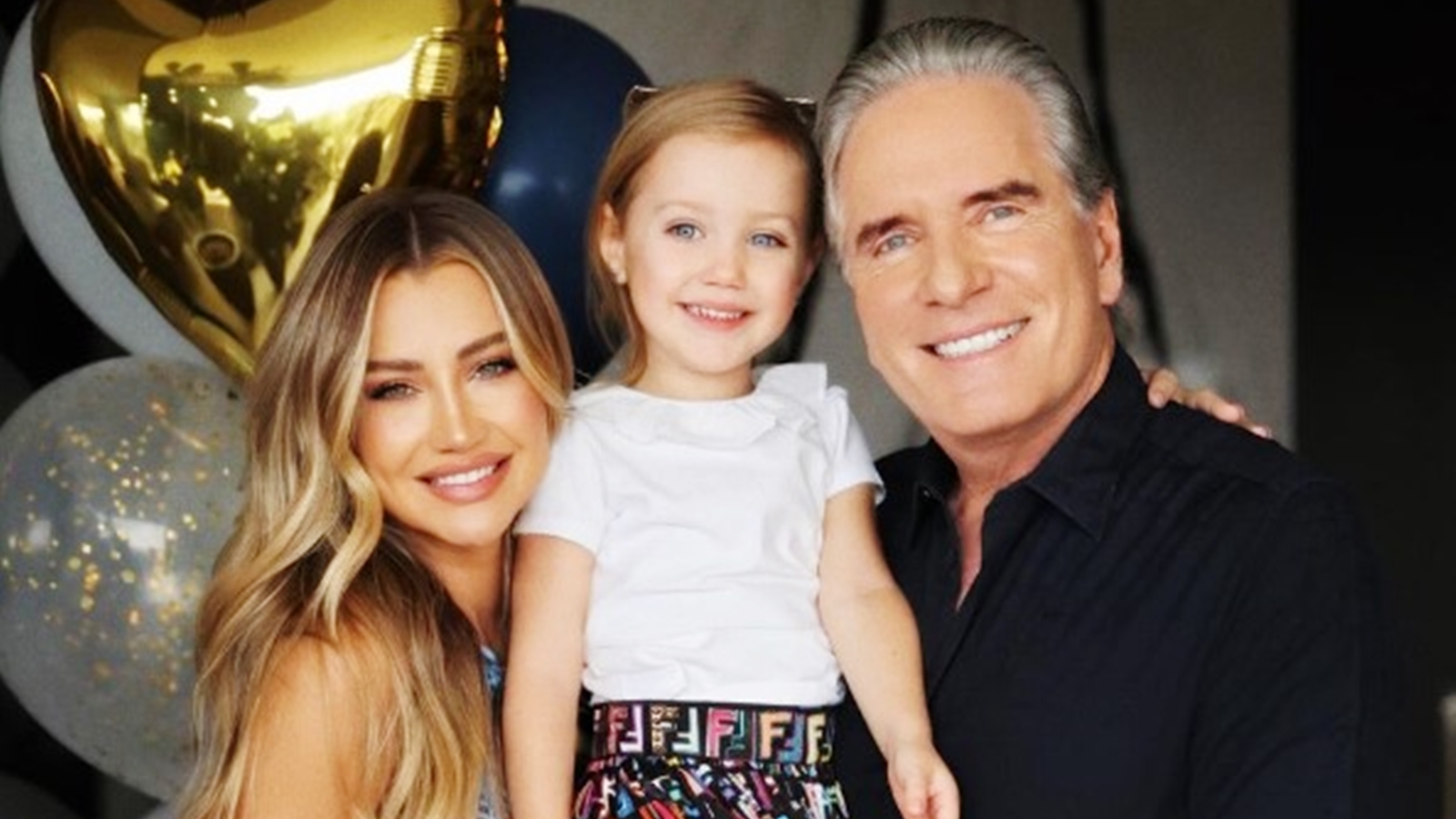 Ana Paula Siebert, Roberto Justus e Vicky, filha do casal - Foto: Reprodução / Instagram @anapaulasiebert