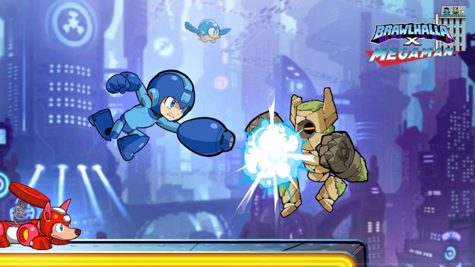 Mega Man chega ao game Brawlhalla em novo crossover
