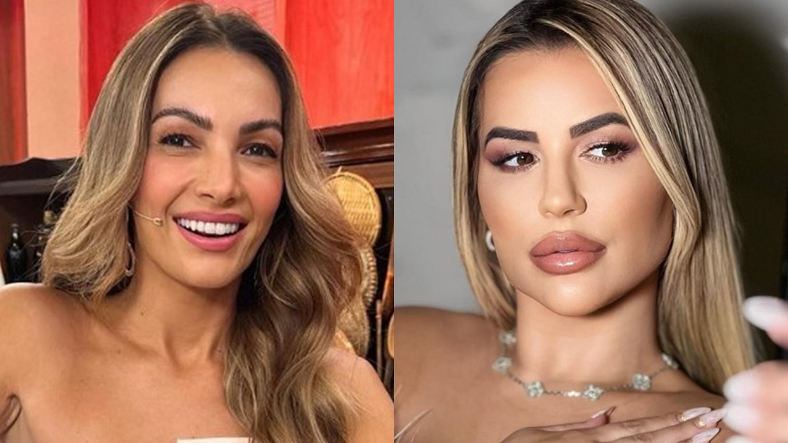 Patrícia Poeta e Deolane Bezerra - Foto: Reprodução / Instagram @patriciapoeta @dra.deolanebezerra