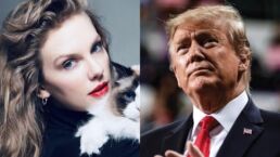 Taylor Swift e Donald Trump - Foto: Reprodução / Instagram @taylorswift @realdonaldtrump