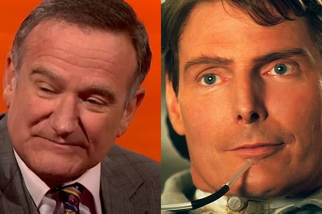 Robin Williams e Christopher Reeve - Foto: Reprodução / YouTube