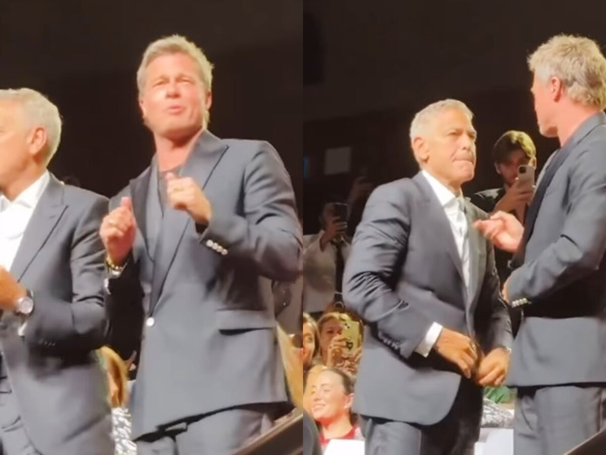 Brad Pitt e George Clooney - Foto: Reprodução / Instagram @variety