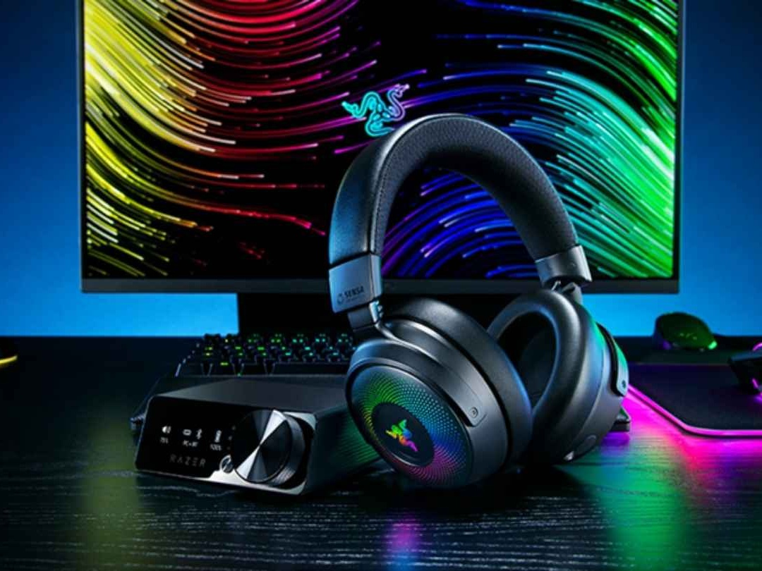 Razer anuncia novo Kraken e almofada gamer com feedback háptico
