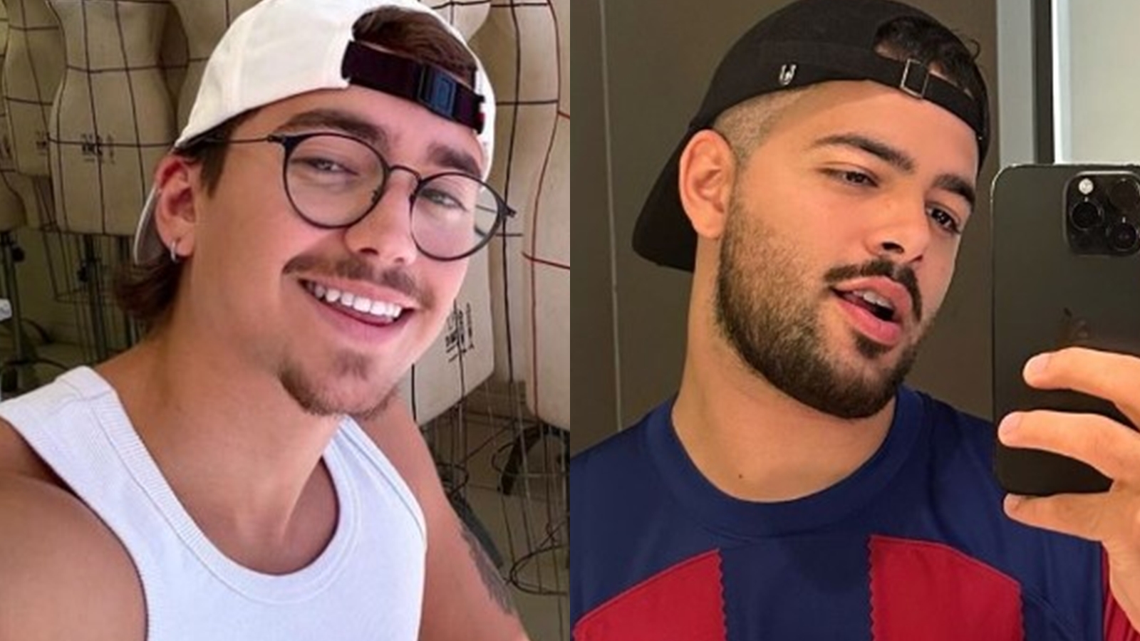 Henrique Meinke e Pedro Sampaio - Foto: Reprodução / Instagram @henriqueameinke @pedrosampaio