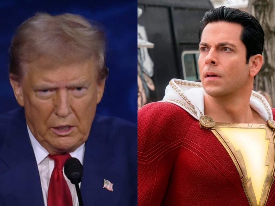 Zachary Levi, o Shazam, apoia formalmente Donald Trump para a presidência dos EUA