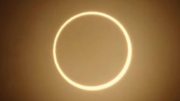 Eclipse anel de fogo em outubro de 2023 em Canaã dos Carajás (PA) – Foto: Marcelo Domingues (CASB)