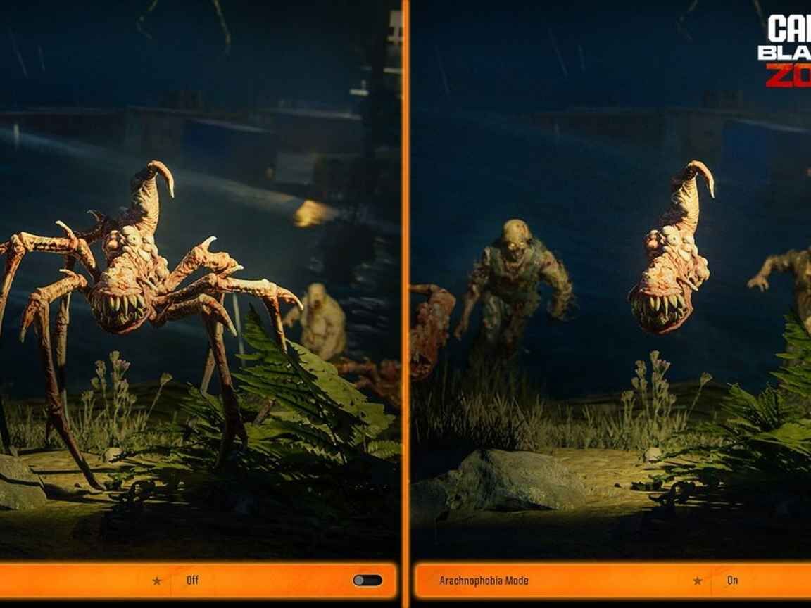 Modo Zumbi de COD: Black Ops 6 apresenta recurso para aracnofobia