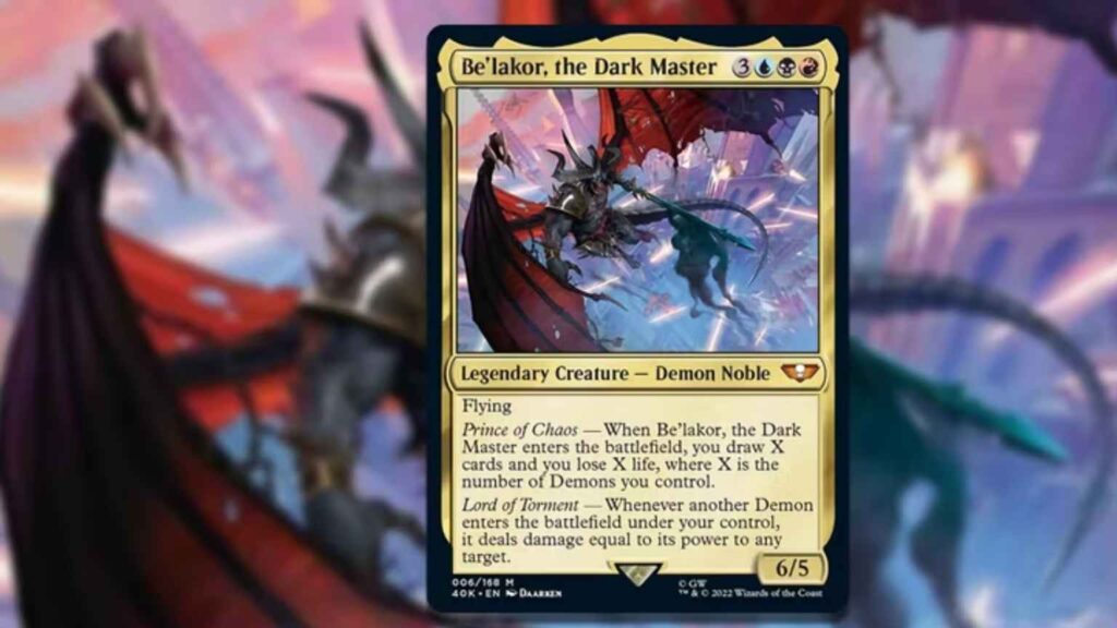 Os melhores comandantes Demônios de Magic: The Gathering