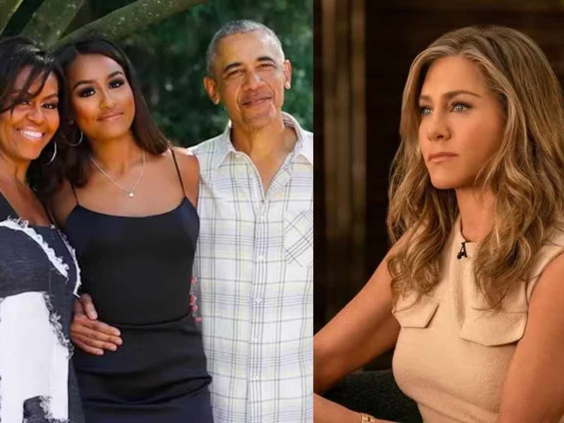 Jennifer Aniston comenta rumor sobre affair com casal Obama