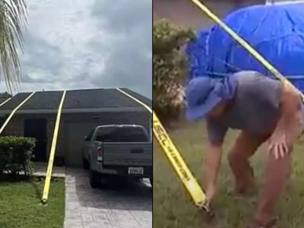 História viral do homem que amarrou casa antes do furacão Milton passar tem final feliz