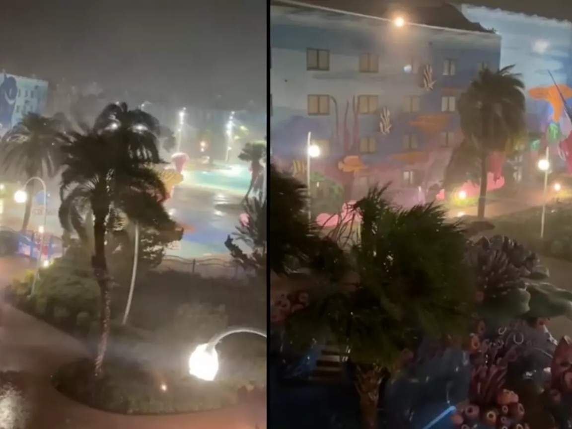 Imagens impressionantes mostram furacão Milton no Walt Disney World