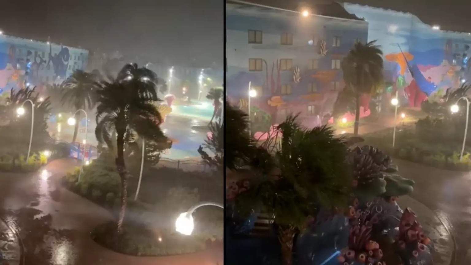 Imagens impressionantes mostram furacão Milton no Walt Disney World